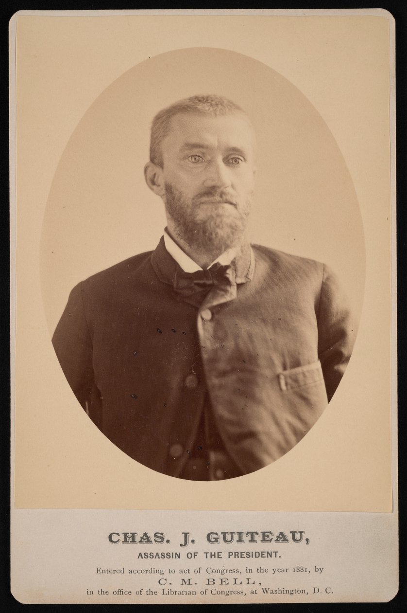 صورة تشارلز جوليوس جيتو 1841-1882 ، 4 يوليو 1881. بواسطة تشارلز ميلتون بيل