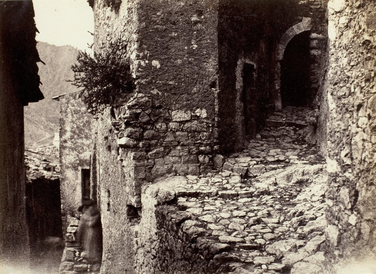 شارع في Sainte-Agnès بالقرب من Roquebrune بواسطة تشارلز نيجري