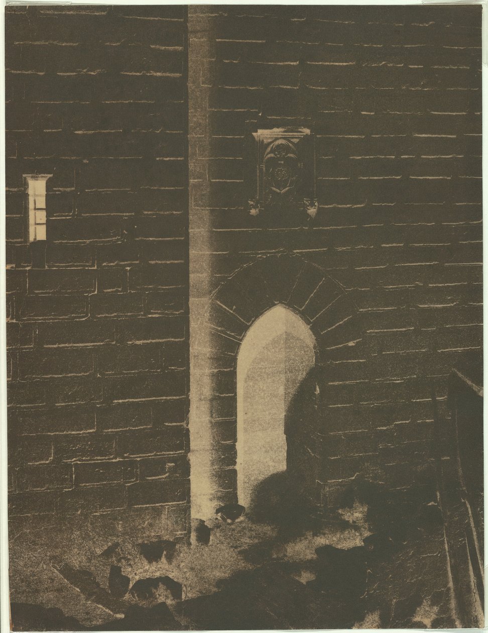 مونت ماجور ، Postern of the Abbey Tower ، ج. 1852. بواسطة تشارلز نيجري