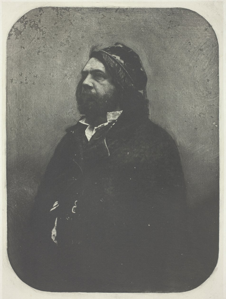 صورة لثيوفيل غوتييه بعد نادار ، ج. 1857 ، طبع 1982. بواسطة تشارلز نيجري
