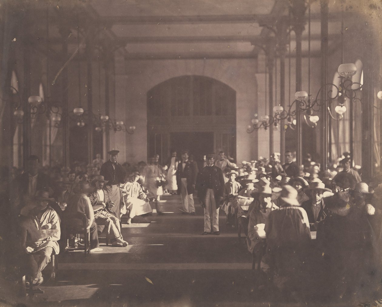 قاعة الطعام في اللجوء الإمبراطوري في فينسين ، 1858-59. بواسطة تشارلز نيجري