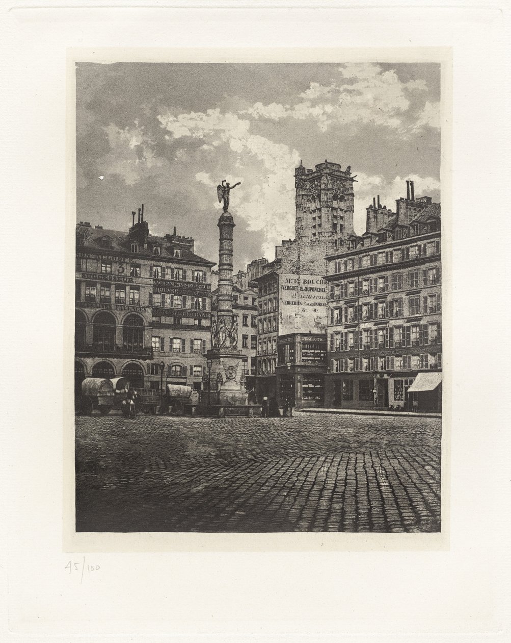 اللوحة V - Place du Châtelet (اللوحة V - Place du Châtelet) بواسطة تشارلز نيجري وأندريه جاميس