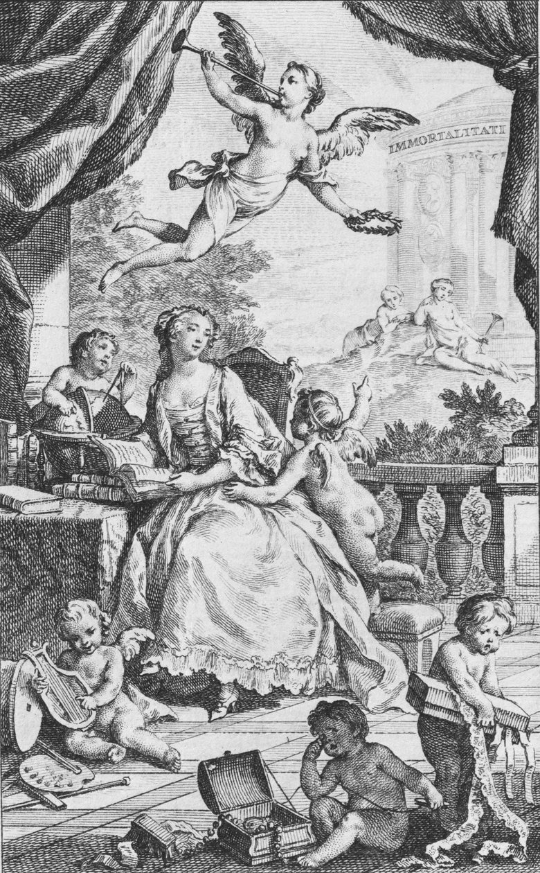 صورة مدام دي بومبادور ، كاليفورنيا. 1745. بواسطة تشارلز نيكولاس كوتشين