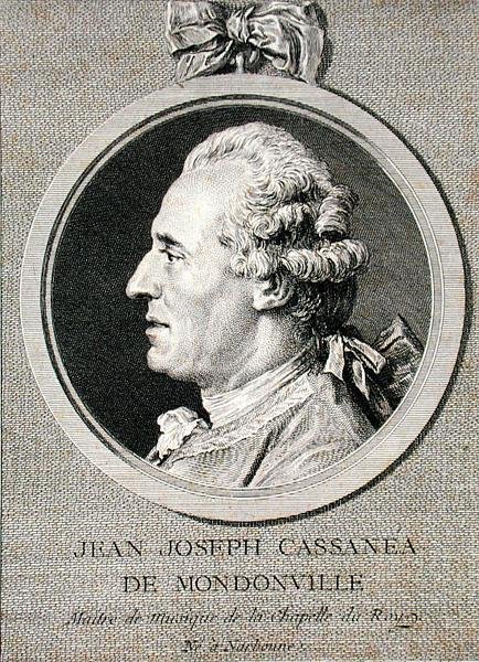 جان جوزيف كاسانيا دي موندونفيل (1711-1772) نقش بواسطة أوغستين دي سان أوبين (1736-1807) 1768 (نقش) بواسطة تشارلز نيكولاس الثاني (بعد) كوشين