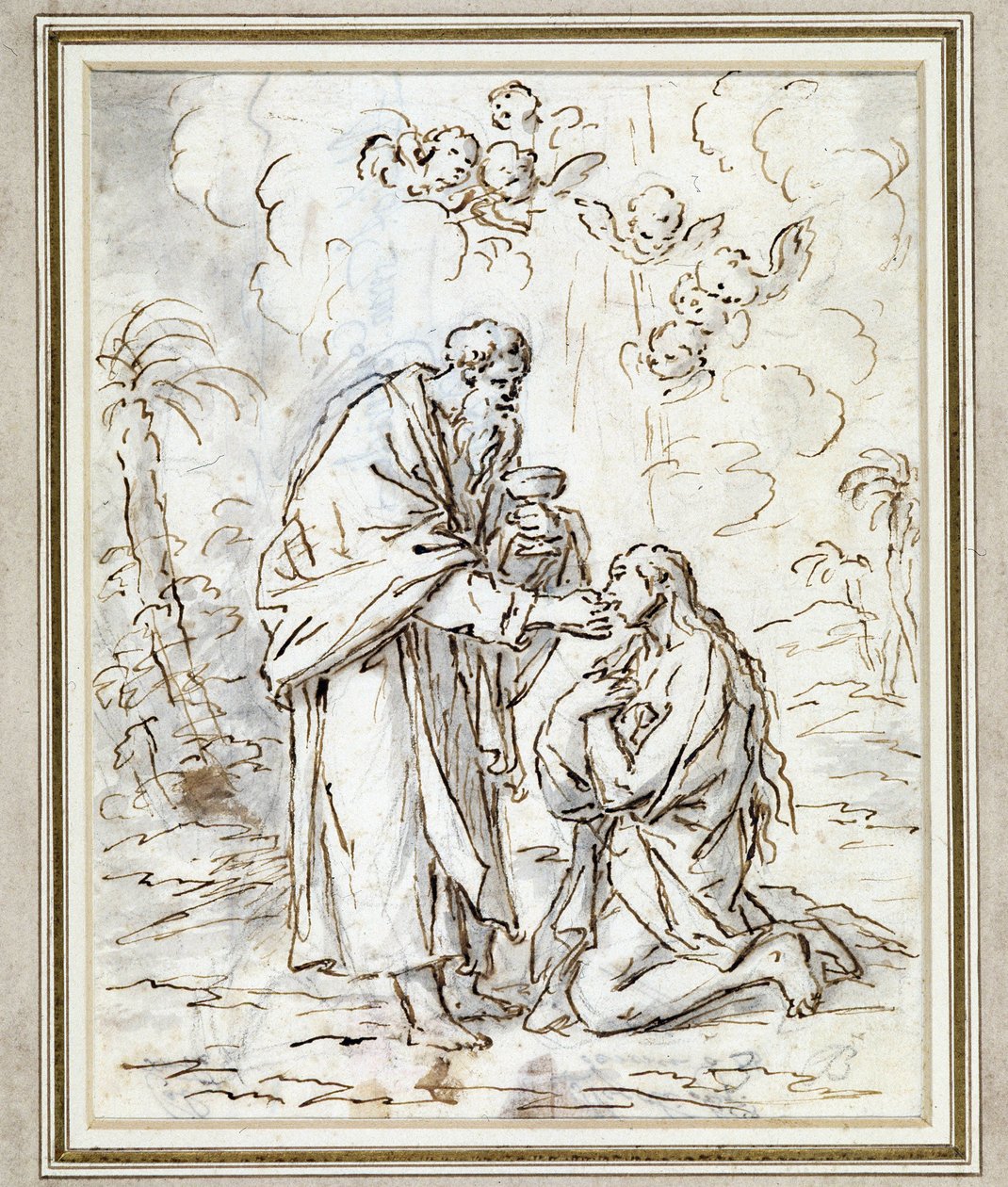 القربان الأخير لماري مادلين (رسم) بواسطة تشارلز باروسيل