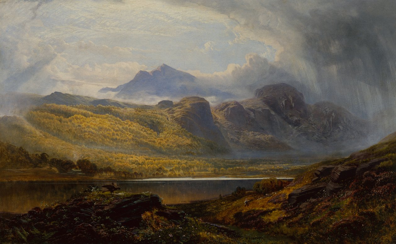 Llyn Crafnant ، Moel Siabed in the Distance ، شمال ويلز بواسطة تشارلز بيتيت
