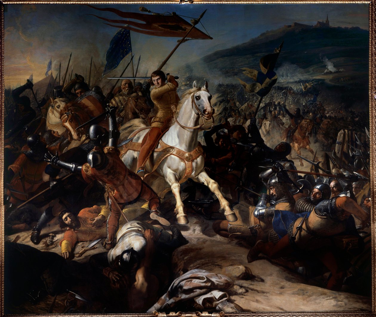 Flemish Wars: “” The Battle of Mons en Puelle on August 18 بواسطة تشارلز فيليب لاريفيير