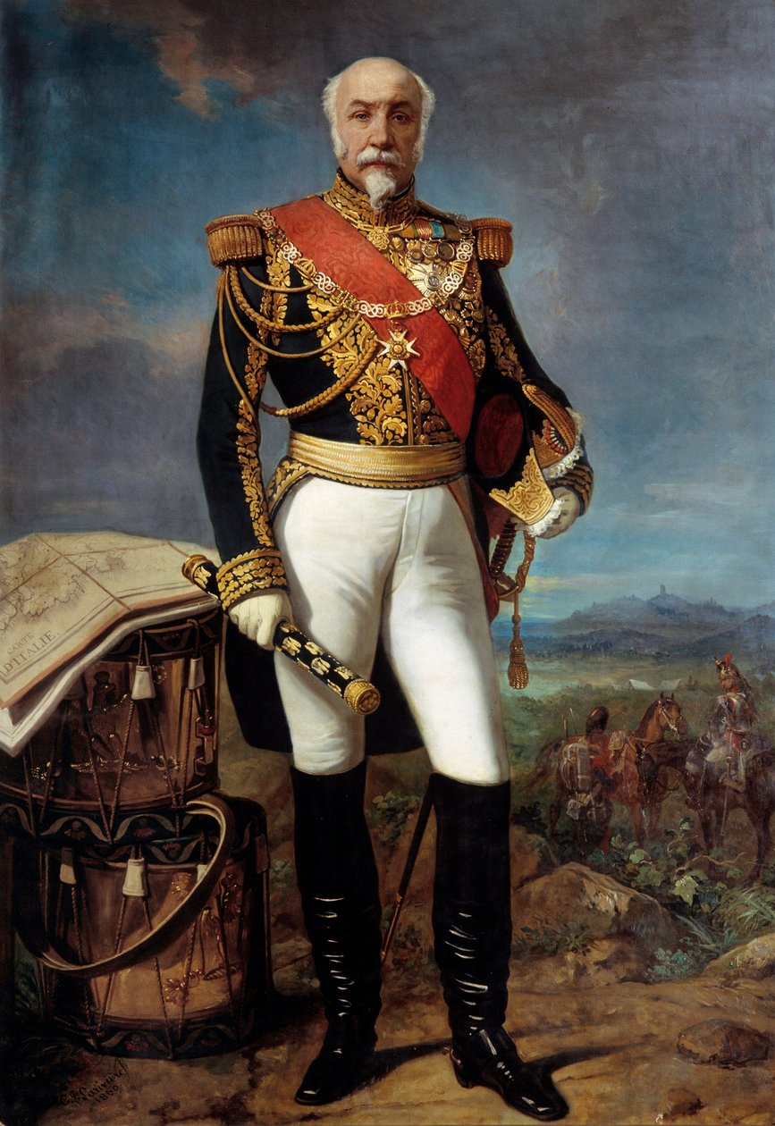 صورة للمارشال أوغست إتيان ريغنو دي سان جان دانجيلي (1794-1870) لوحة تشارلز لاريفير (1798-1876) 1860 صن. 2.20 × 1.44 م باريس. متحف ارمي بواسطة تشارلز فيليب لاريفيير
