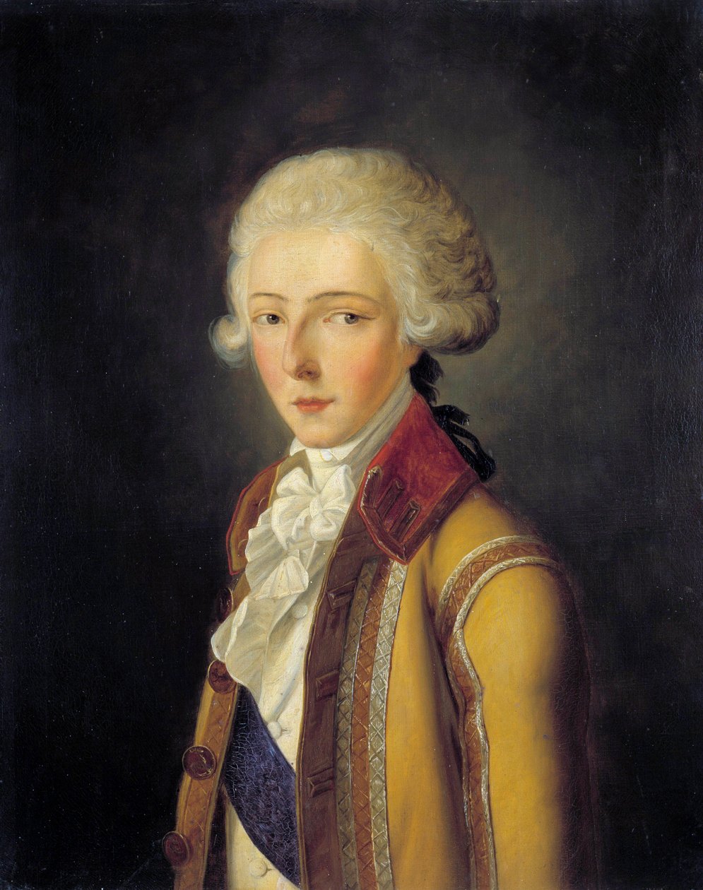 صورة لويس أنطوان هنري دي بوربون كوندي ، دوق إنغين (1772-1804) - تُصوَّر حوالي عام 1788 ، مرتديًا كسوة الصيد "من بيت كوندي". لوحة تشارلز راوخ (1791-1857) 1836. Dim. 0،65x0،54 م. - صورة لويس أنتوي بواسطة تشارلز راوخ