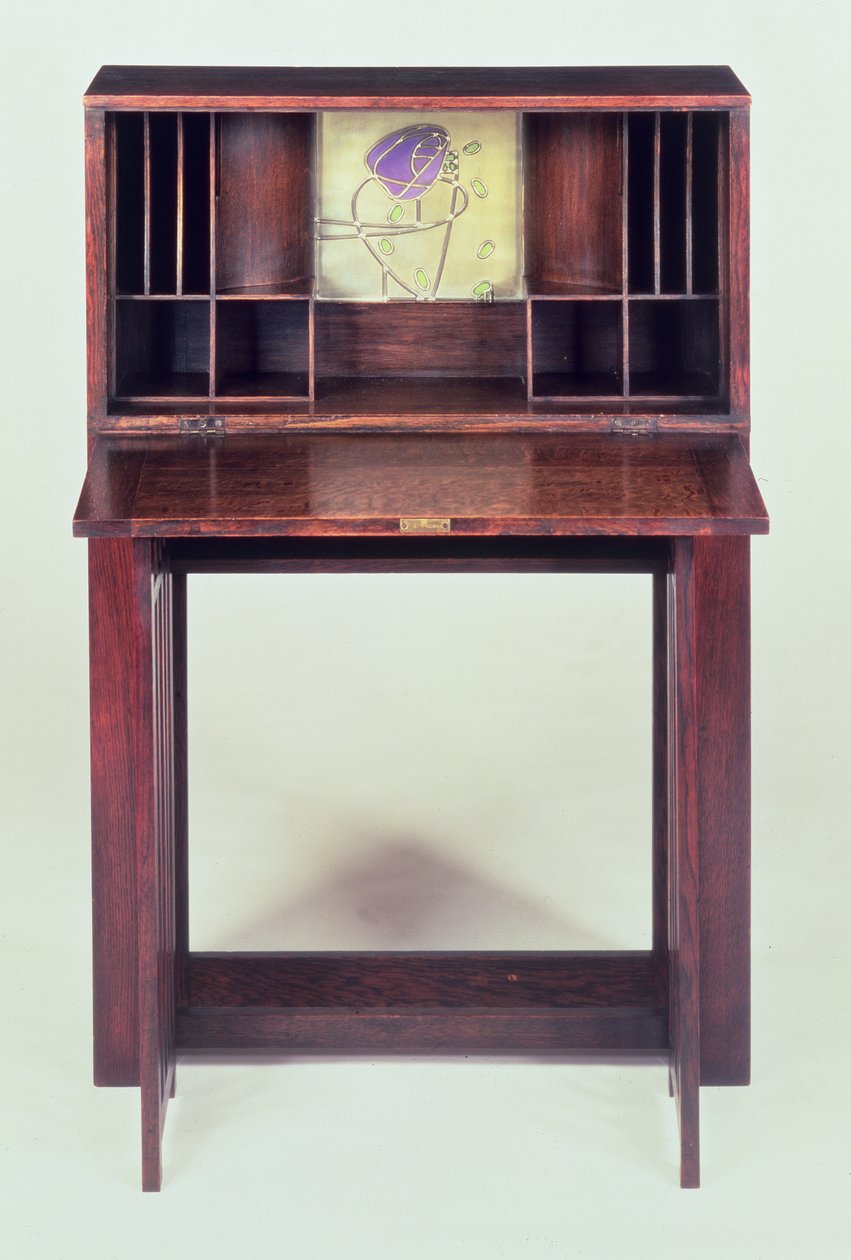 مكتب لغرفة النوم الزرقاء في Houshill ، 1904 (مفتوح ، انظر 45594 للمغلق) بواسطة تشارلز ريني ماكينتوش