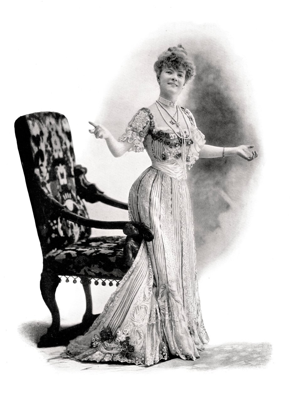 ممثلة باريسية ، Mademoiselle Charlotte Wiehe ، 1901. بواسطة تشارلز ريوتلينجر
