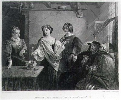 Florizel and Perdita ، نقش بواسطة Lumb Stocks (1812-92) (نقش) بواسطة تشارلز روبرت (بعد) ليزلي