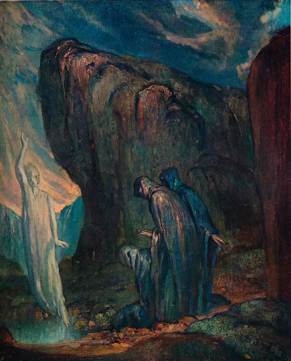 "المرأة القديسة وملاك القيامة" ، 1910 بواسطة تشارلز إس ريكيتس
