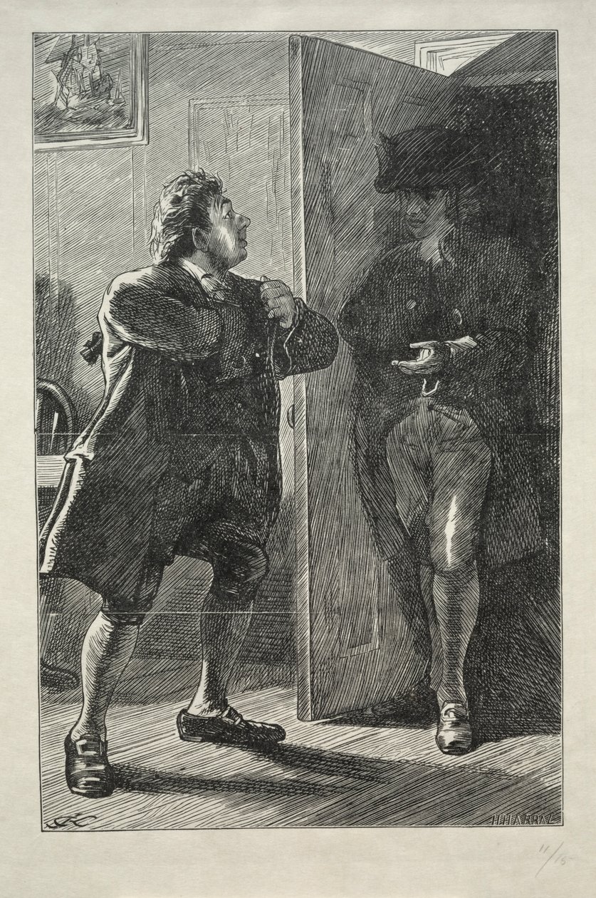 عطلة الممثلين ، 1867. بواسطة تشارلز صموئيل كين