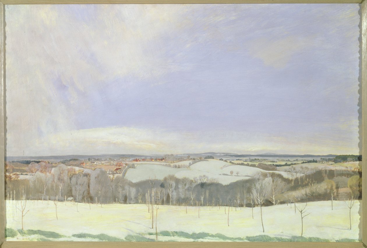 Weald Winter (درجة الحرارة على اللوحة) بواسطة تشارلز سيمز