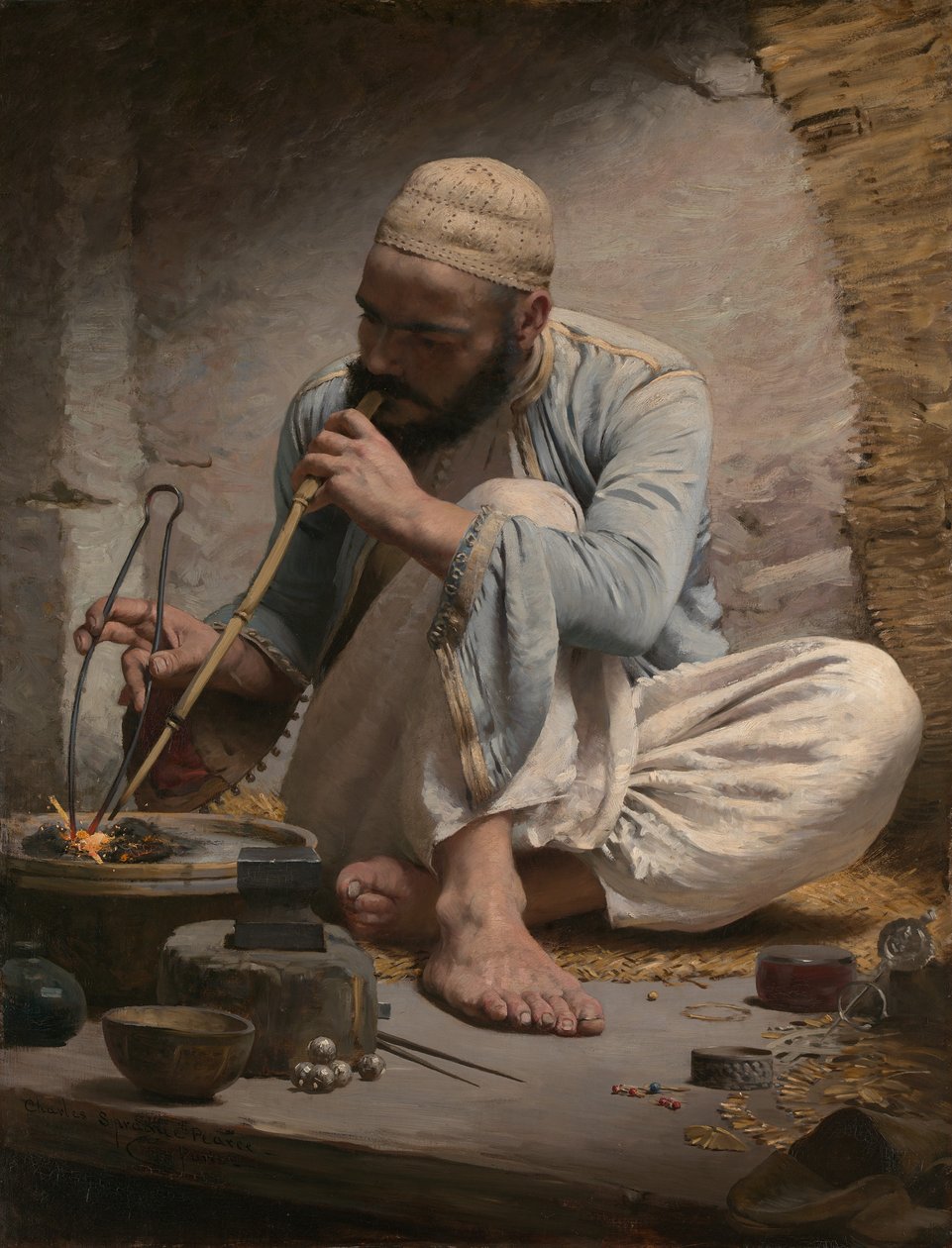 الجواهري العربي ، كاليفورنيا. 1882. بواسطة تشارلز سبراج بيرس