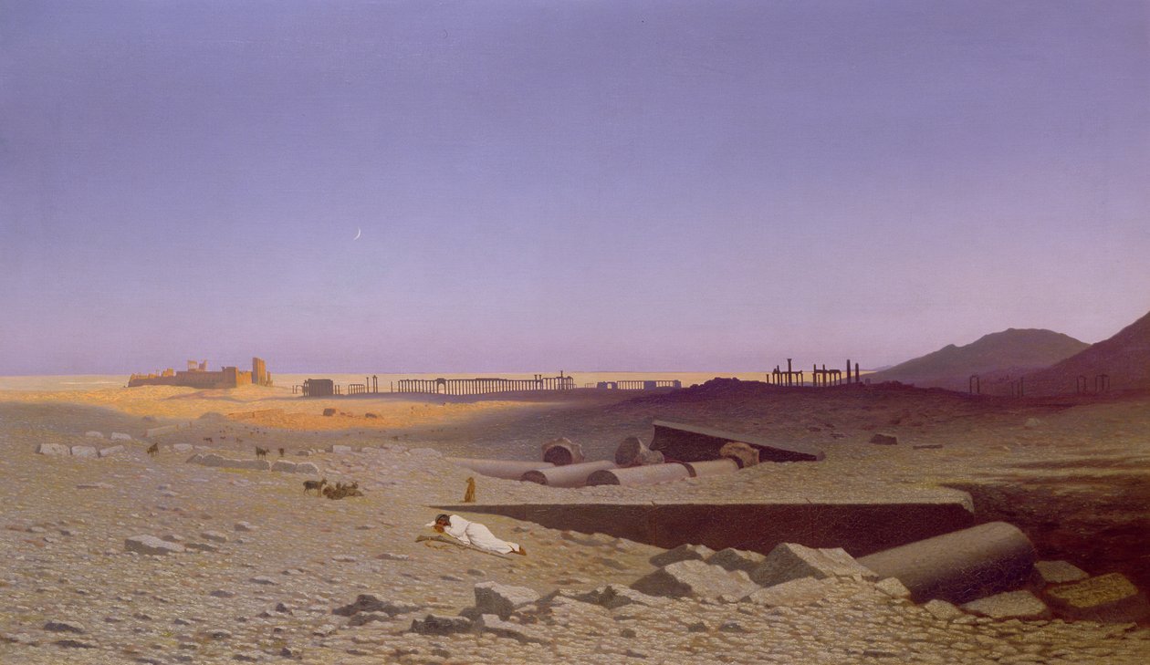 أطلال تدمر ، 1839 بواسطة تشارلز تيودور فرير