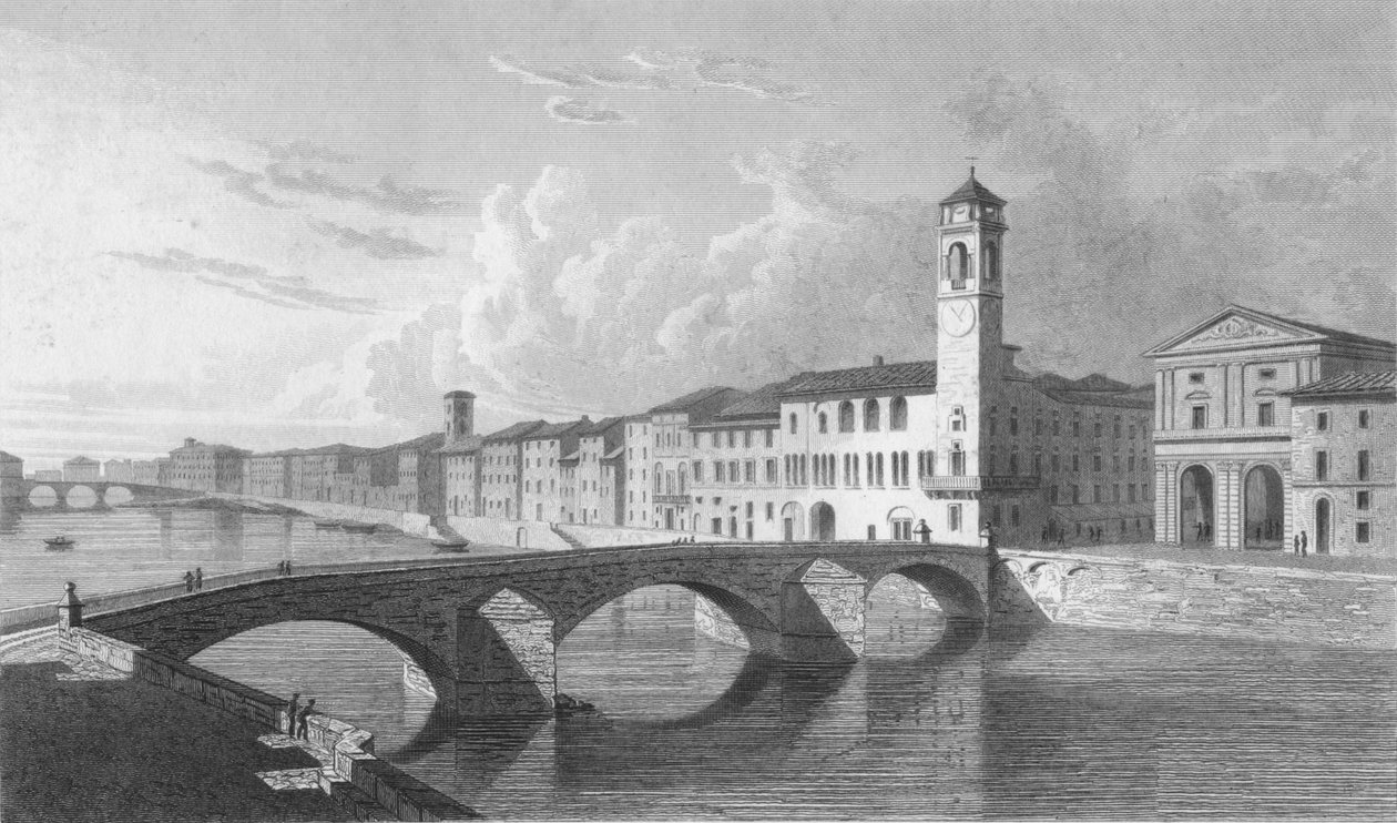 بيزا ، 1818. بواسطة تشارلز ثيودوسيوس هيث