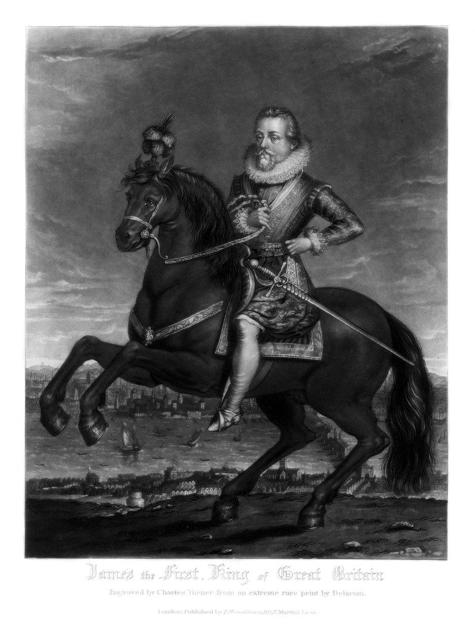 جيمس الأول ، ملك بريطانيا العظمى ، 1816. بواسطة تشارلز تورنر
