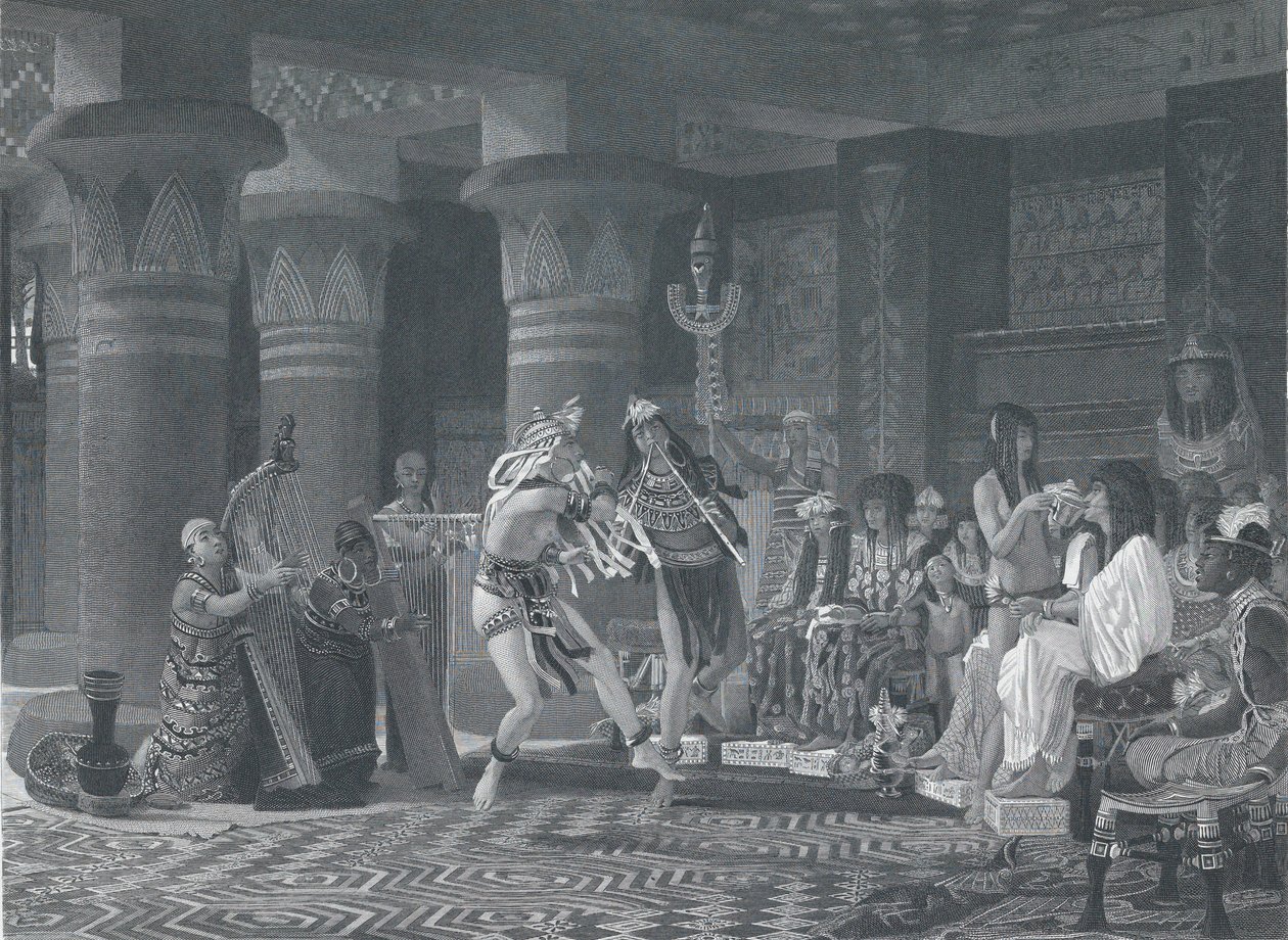 التسلية في مصر القديمة ، 1876. بواسطة تشارلز ويليام شارب