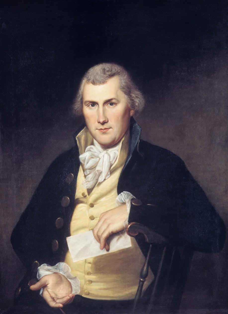إيلي ويليامز ، 1789. بواسطة تشارلز ويلسون بيل