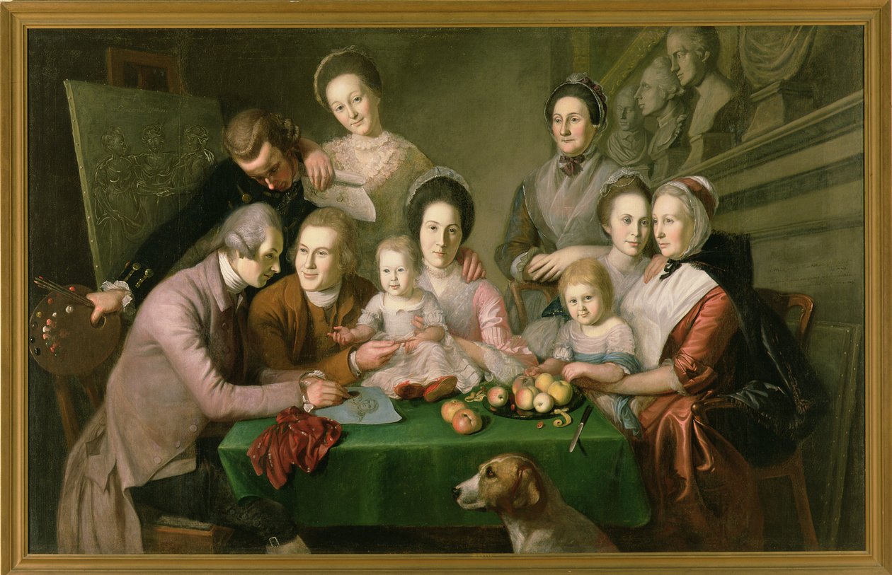 عائلة بيل ، c.1770-3 بواسطة تشارلز ويلسون بيل
