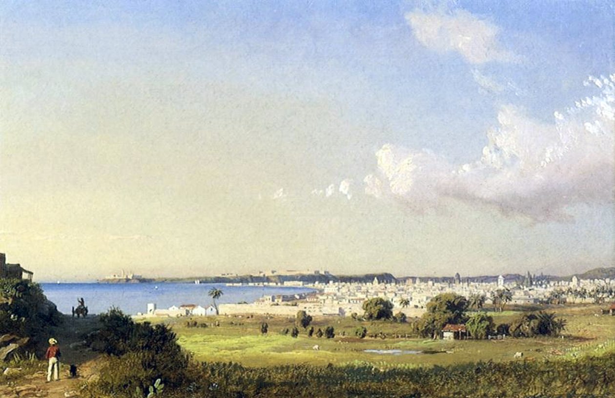 خليج هافانا ، كوبا. ج.1854-61 بواسطة تشارلز دي وولف براونيل