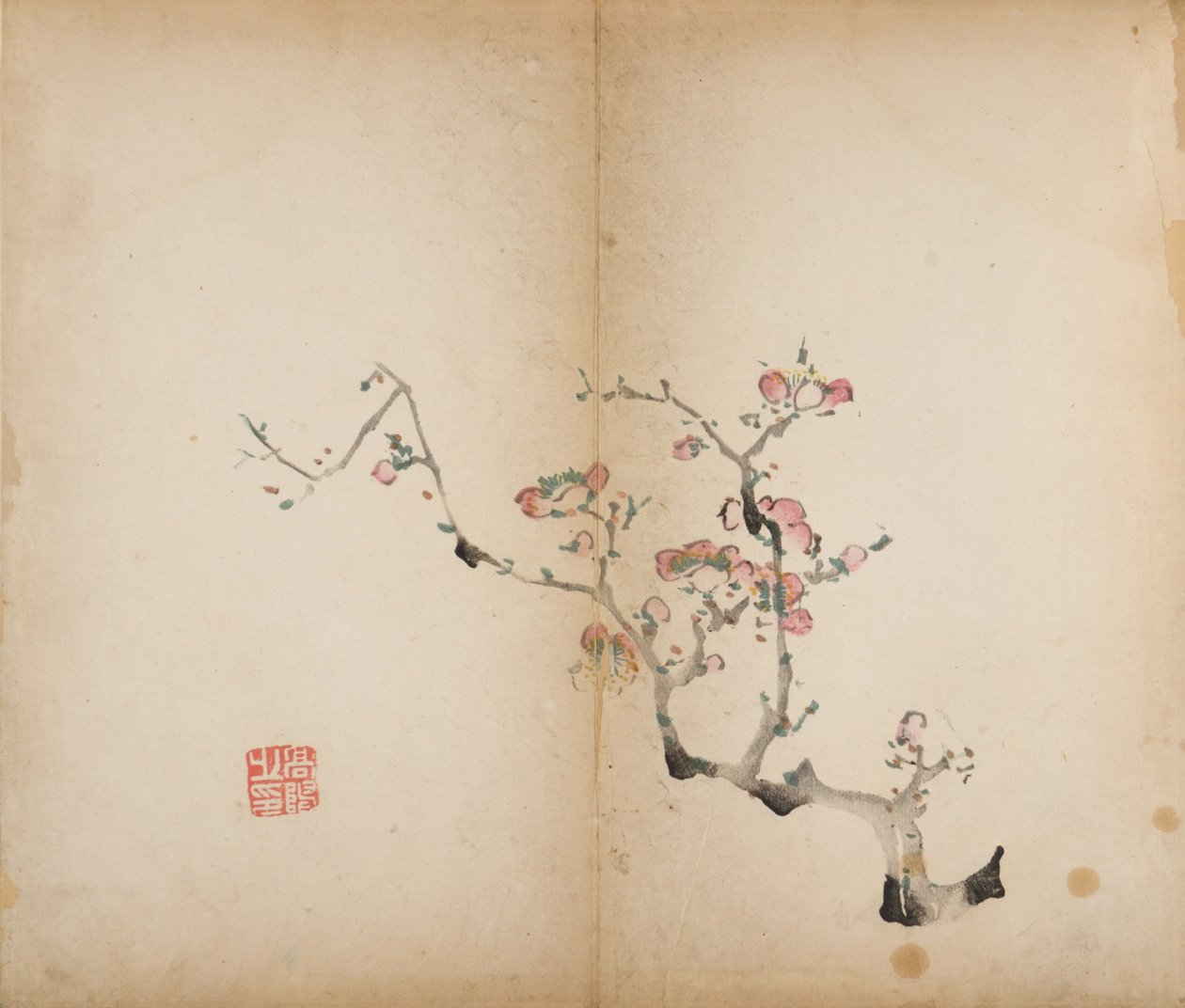 مطبوعات استوديو Ten Bamboo ، 1643 (لوح خشبي) بواسطة المدرسة الصينية
