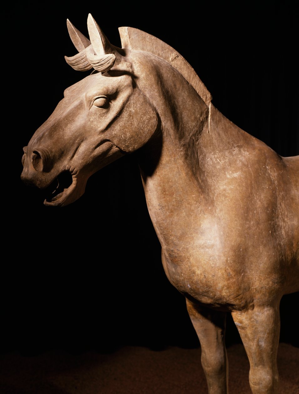Terracotta Army horse, Mausoleum of Emperor Qin Shi Huang, 3rd century BC (photo) بواسطة المدرسة الصينية