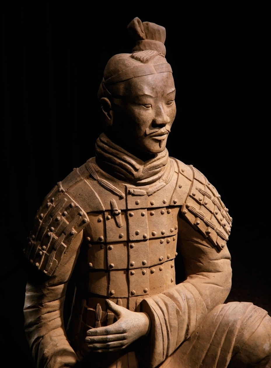Terracotta Army warrior, Mausoleum of Emperor Qin Shi Huang, 3rd century BC (photo) بواسطة المدرسة الصينية