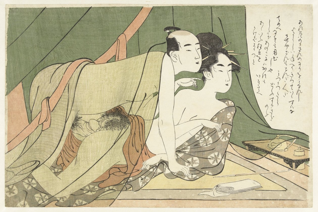 زوج الحب تحت ناموسية بواسطة Chôkyôsai Eiri