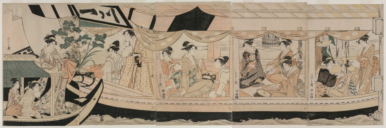 حفلة على قارب المتعة Kawaichimaru بواسطة تشوبونساي إيسي