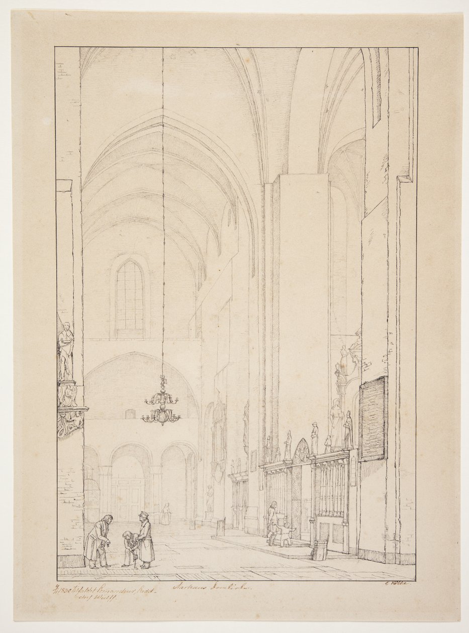 ناشر كتاب "Prospect of the interior of the transept of the north of the Arhus Cathedral" بواسطة كريستين كوبكي