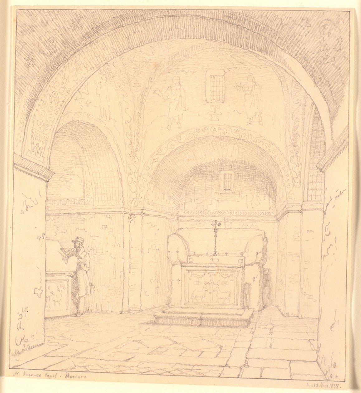 Galla Placidias 'grav i St.Nazareo Capel i Ravenna بواسطة كريستين كوبكي