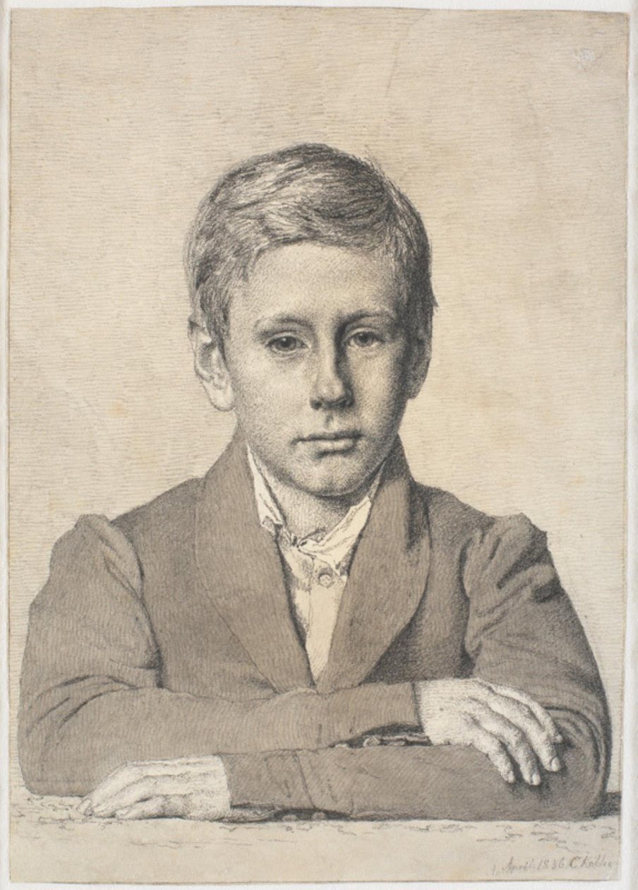 صورة للحطاب هنريك كلاوسن (1825-1904) عندما كان طفلاً بواسطة كريستين كوبكي