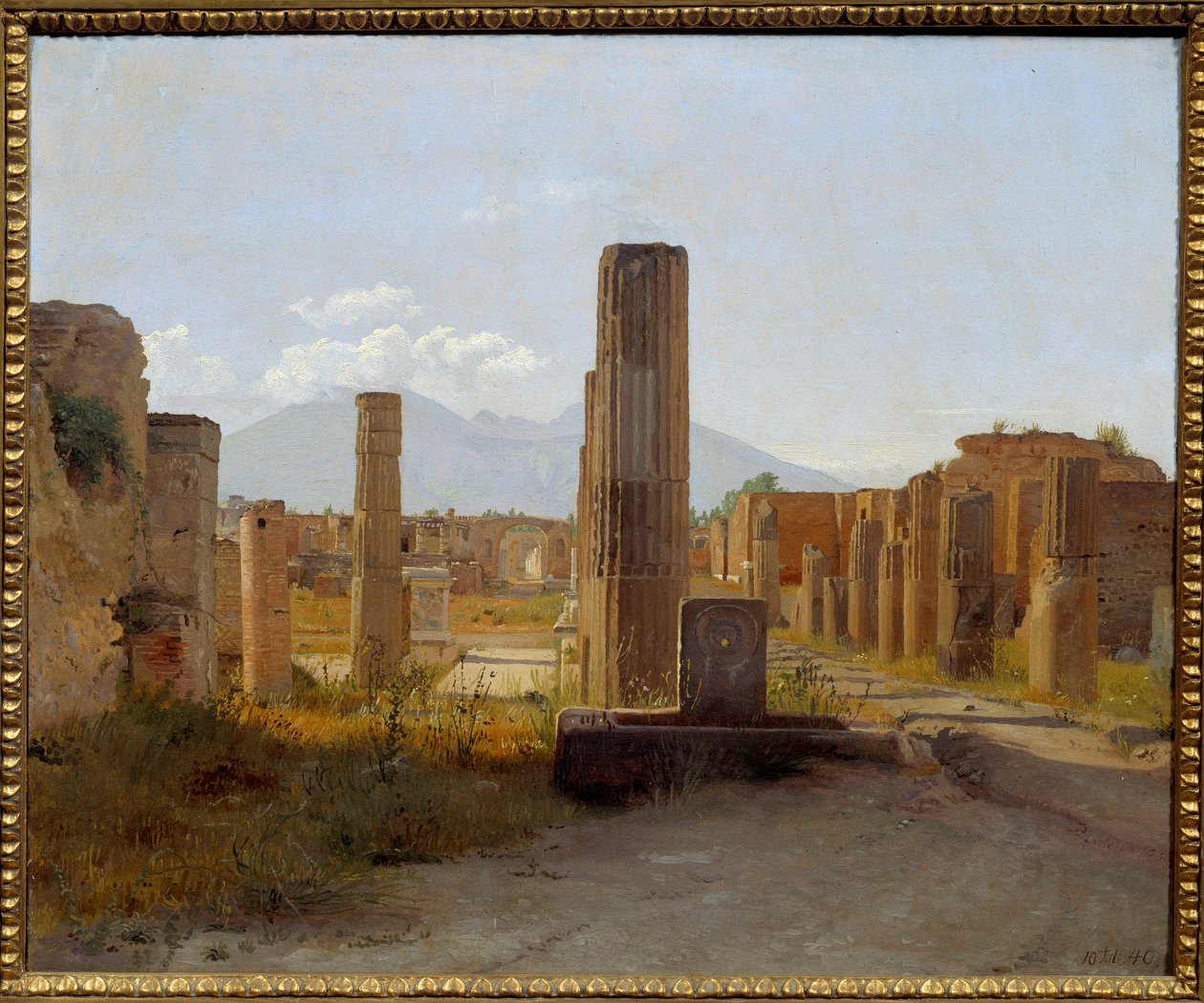 منتدى بومبي. لوحة كريستين كوبكي (1810-1848) بواسطة كريستين شيليروب كوبكي
