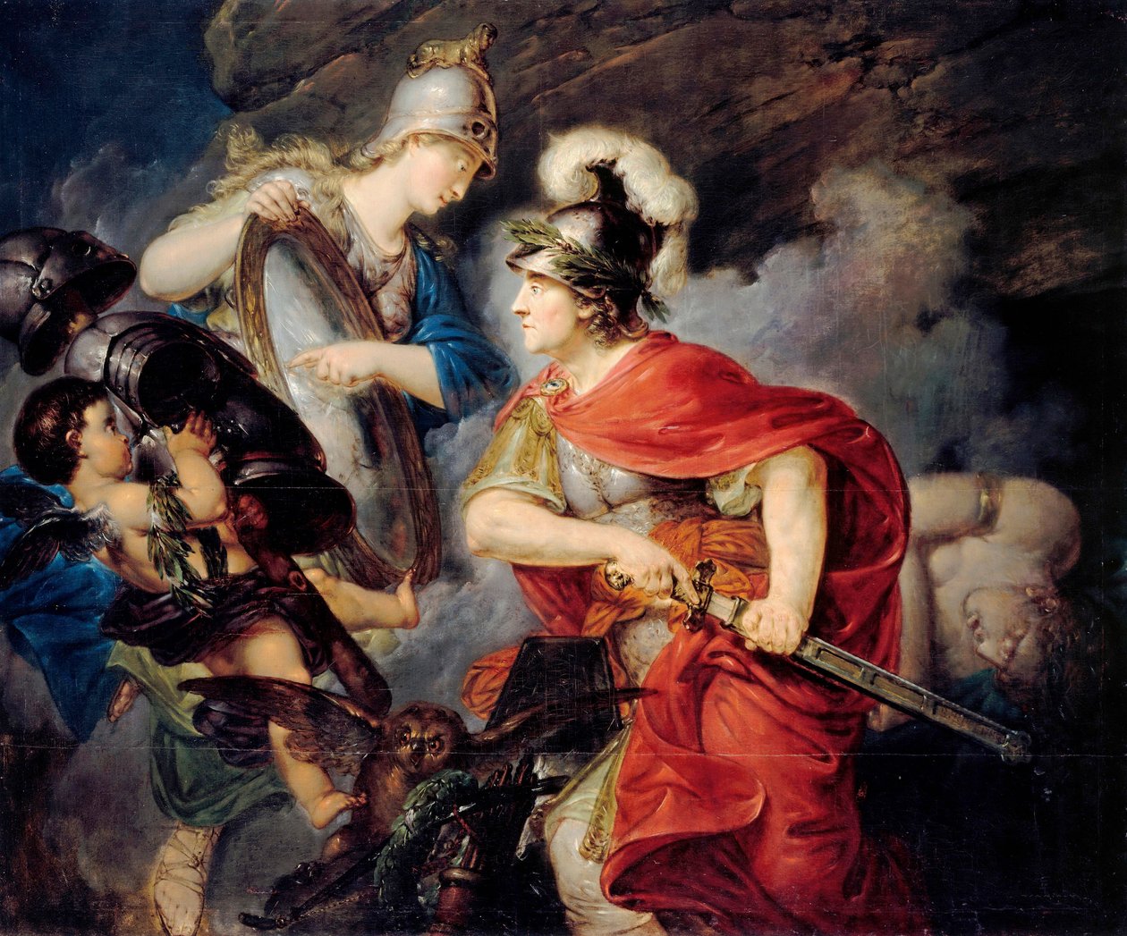 رمزية لفريدريك الثاني ملك بروسيا ، تسمى العظيم (1712-1786) في بلاد فارس (بداية حرب السنوات السبع بواسطة كريستيان برنارد رود