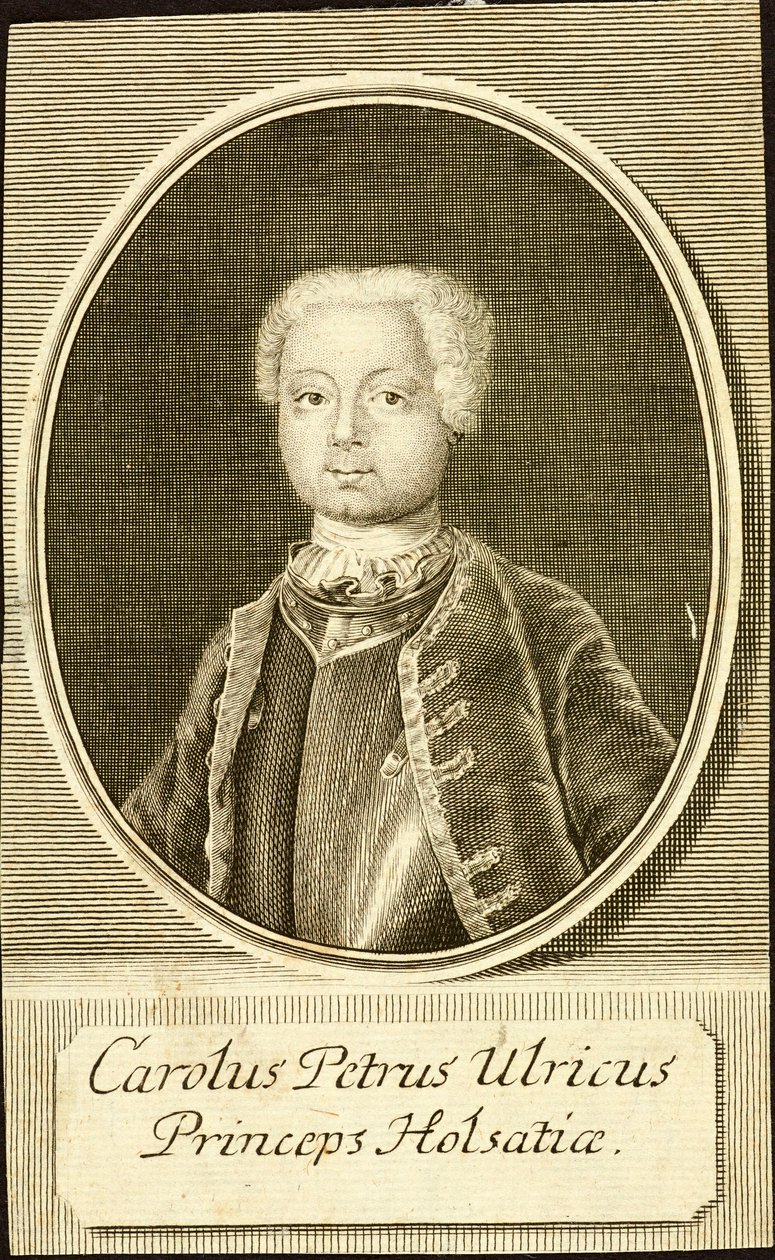 صورة للدوق كارل بيتر أولريش من هولشتاين جوتورب 1728-1762 ، 1734. بواسطة كريستيان فريدريش فريتشش