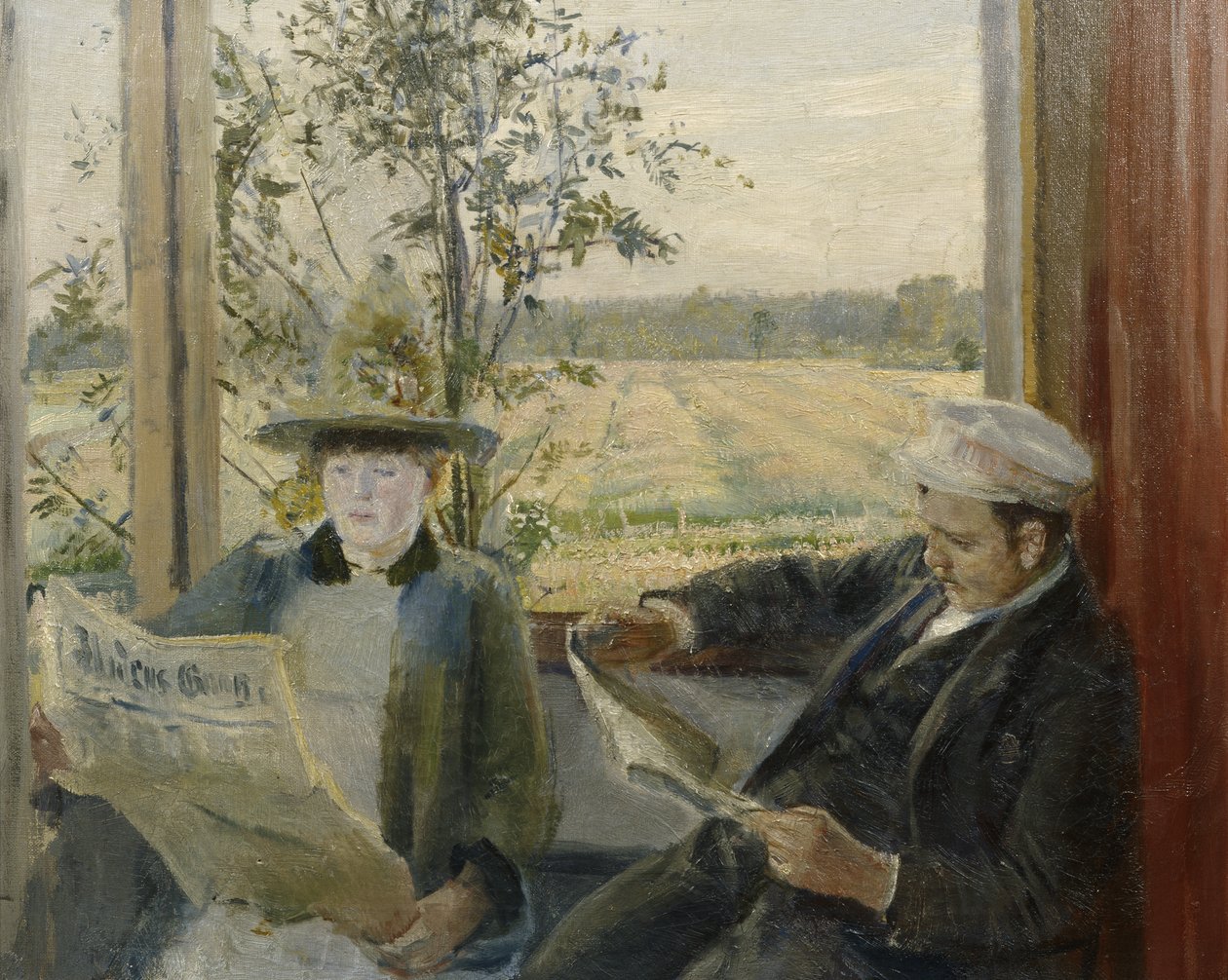 Oda Krohg يقرأ The World