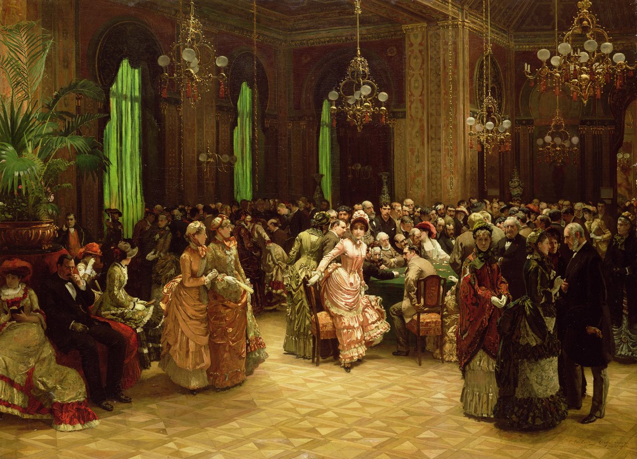 الكازينو ، مونت كارلو ، 1884 بواسطة كريستيان لودفيج بوكيلمان