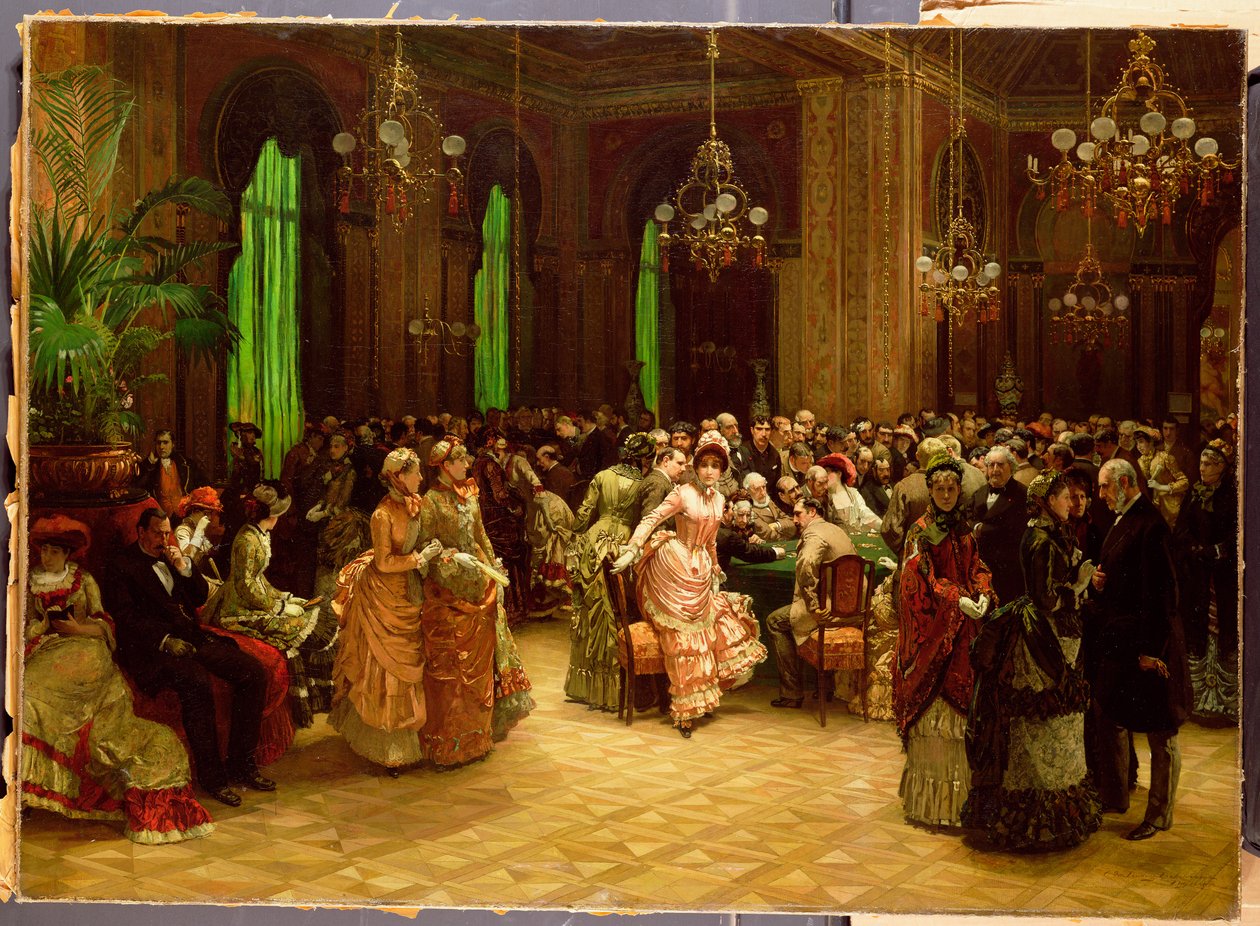 الكازينو ، مونت كارلو ، 1884 بواسطة كريستيان لودفيج بوكيلمان