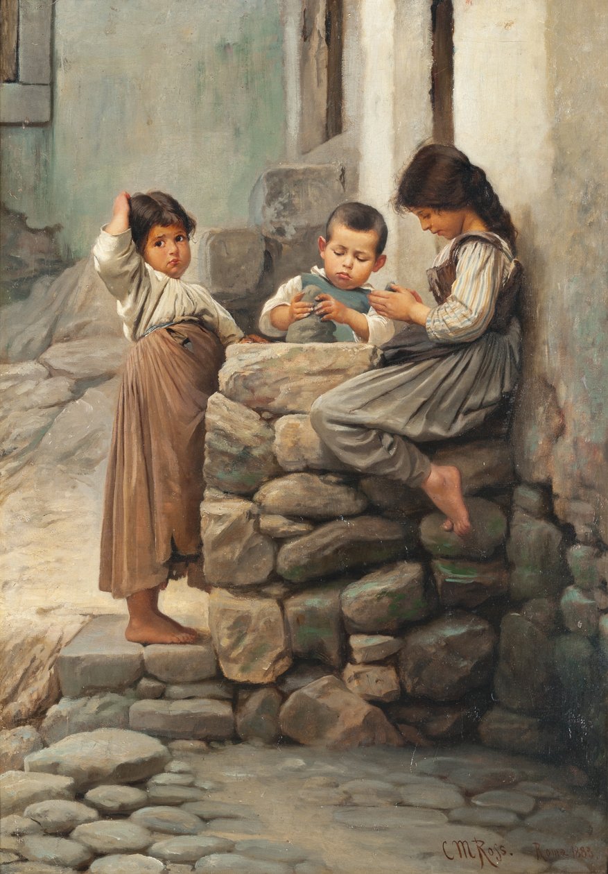 الخزافون الصغار ، 1883 بواسطة كريستيان ماير روس