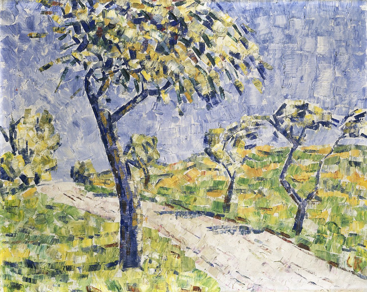المناظر الطبيعية الخريف. Herbstlandschaft ، c.1907 (زيت على قماش) بواسطة كريستيان رولفس