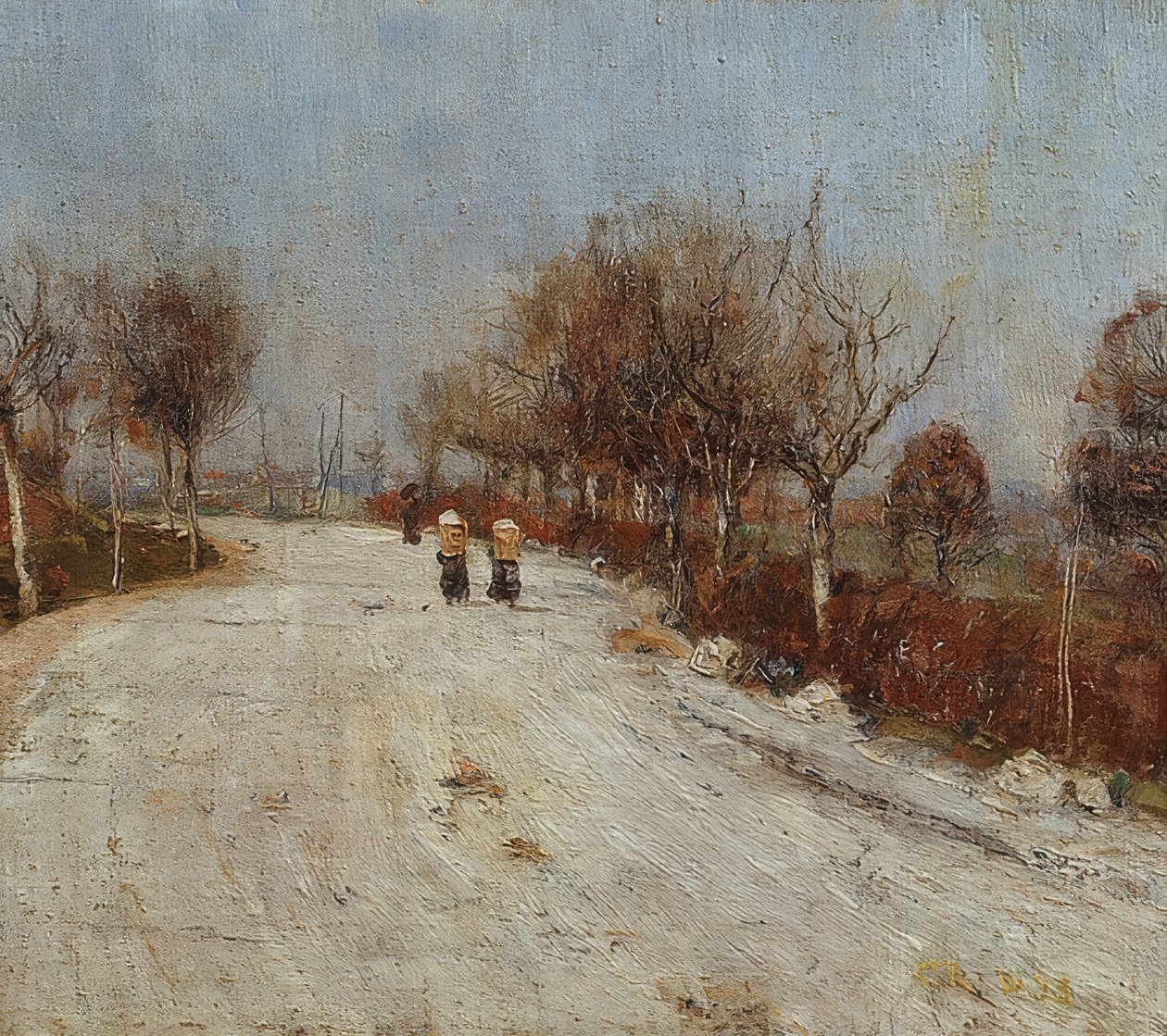 Chaussee إلى جيلمرودا. 1893 بواسطة كريستيان رولفس