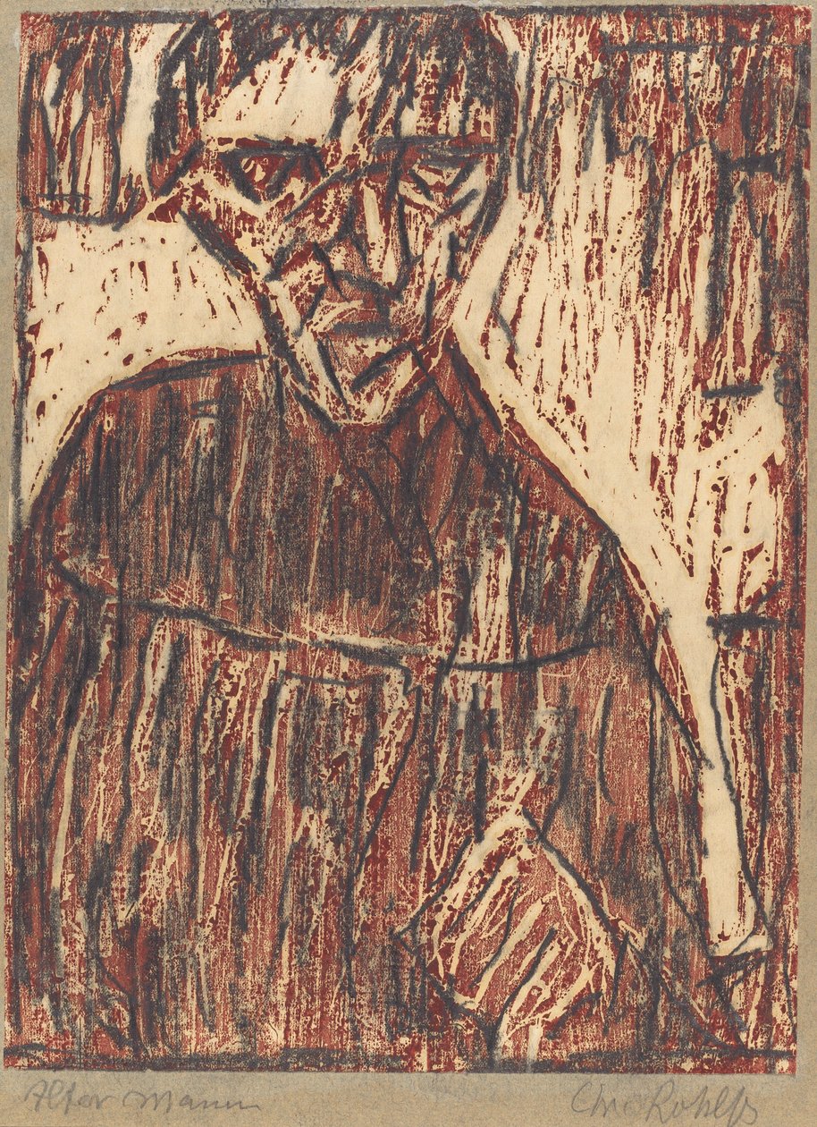 الرجل العجوز ، 1918. بواسطة كريستيان رولفس