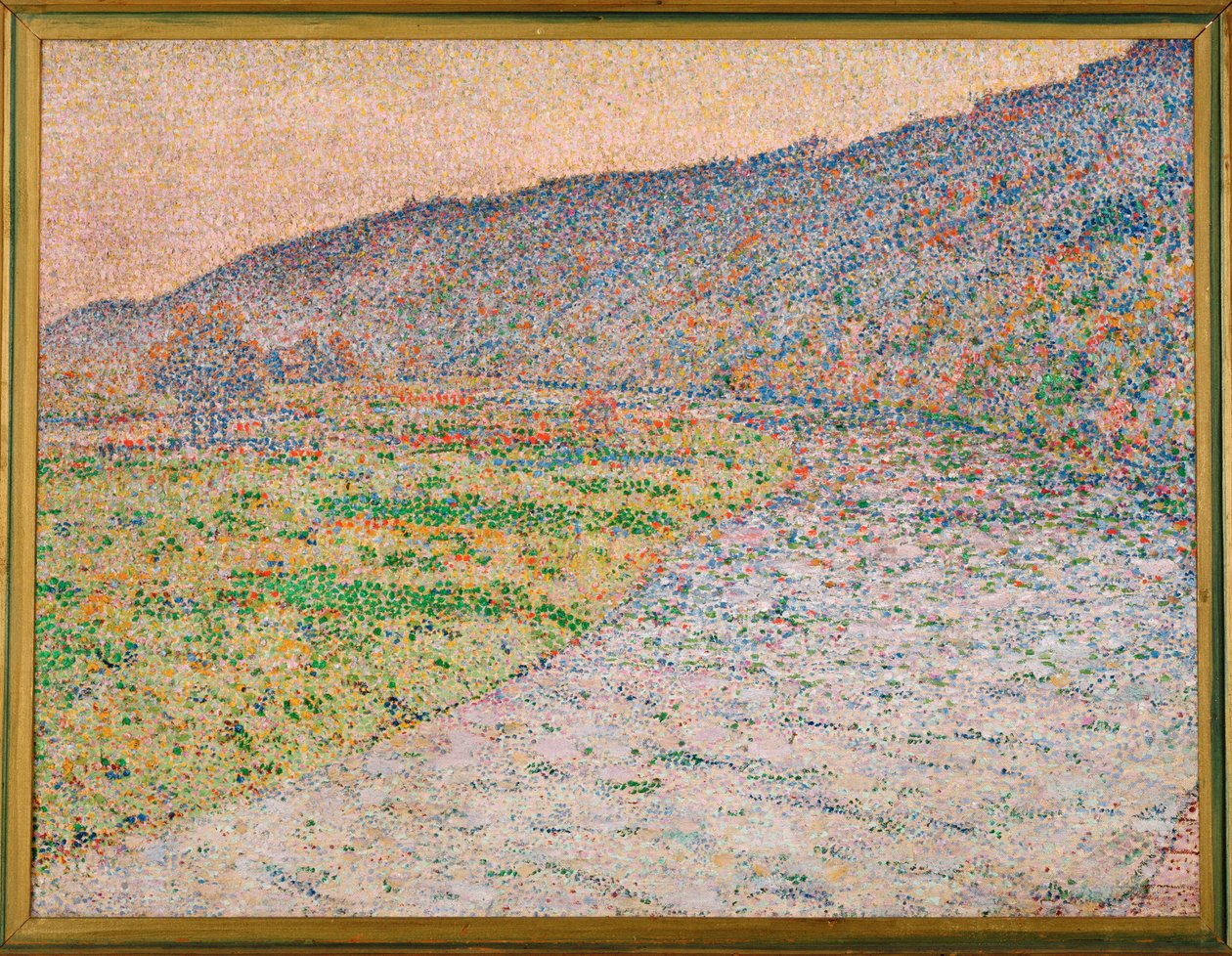 نهر الرور بالقرب من هيرديكه (لوحة على قماش) بواسطة كريستيان رولفس