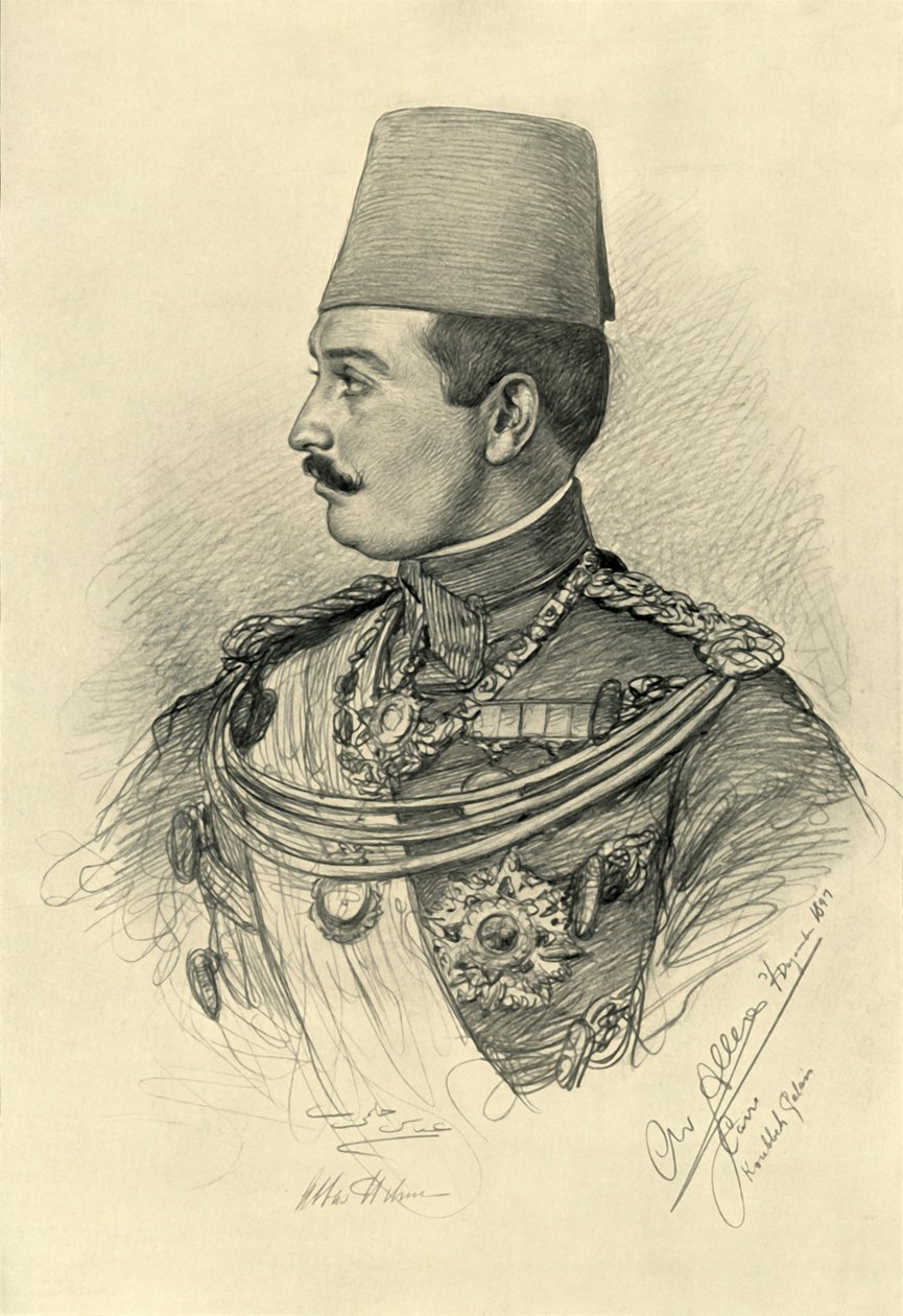 عباس الثاني حلمي بك ، قصر القبة ، القاهرة ، مصر ، 1898. بواسطة كريستيان فيلهلم أليرز