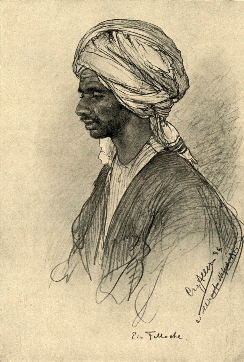 فلاح ، مصر ، 1898. بواسطة كريستيان فيلهلم أليرز