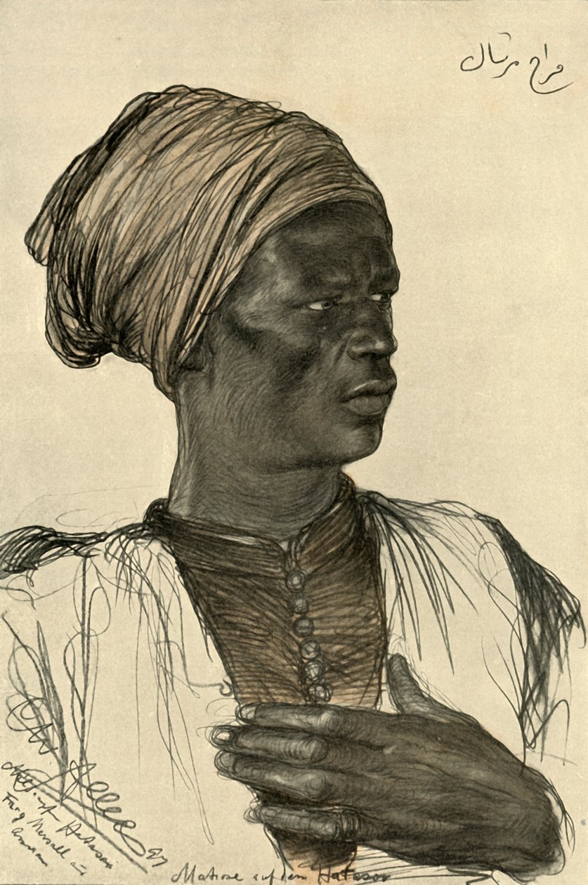 رجل على متن باخرة 'Hatasoo' ، مصر ، 1898. بواسطة كريستيان فيلهلم أليرز