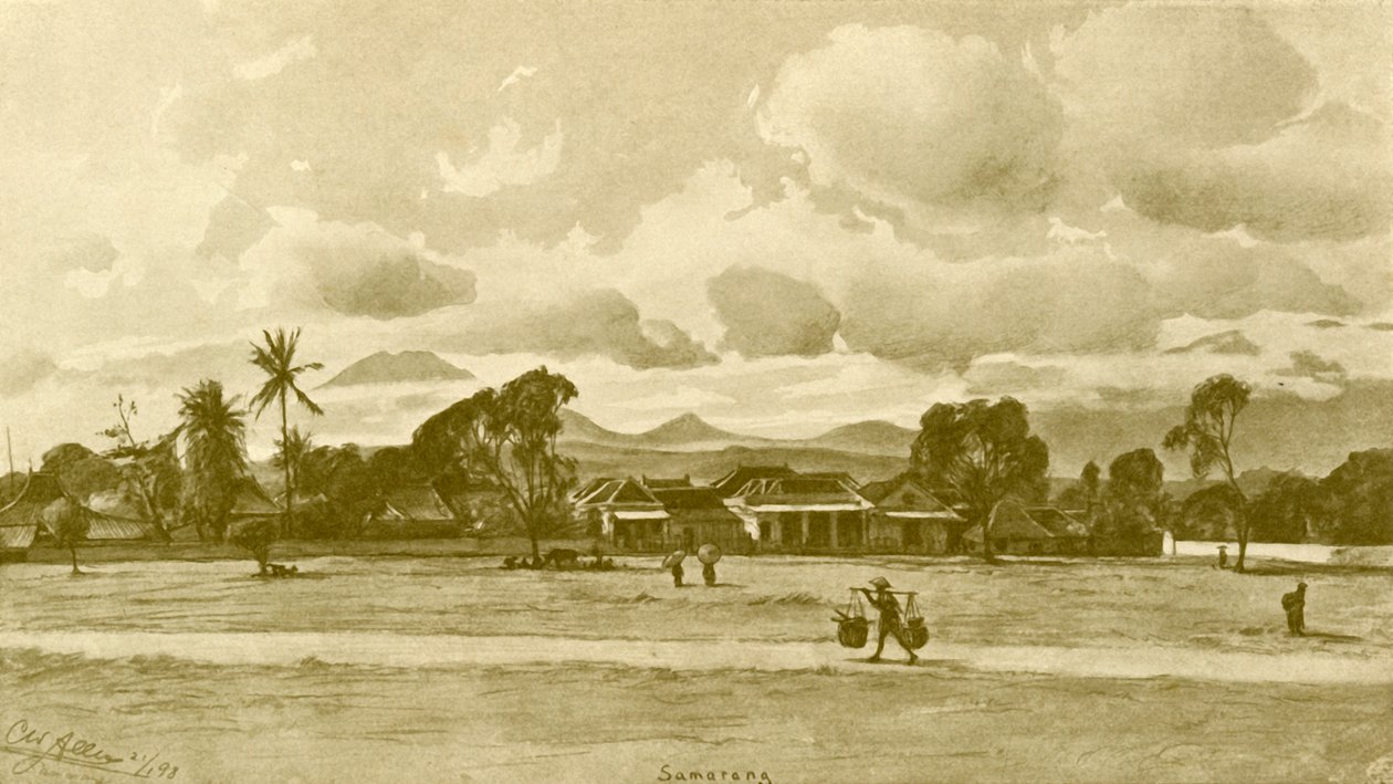 سيمارانج ، جاوة ، 1898. بواسطة كريستيان فيلهلم أليرز